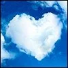heart in clouds