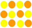 Orange and Yellow Polka Dots