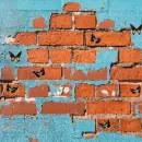 brick butterflies