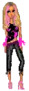rocker chick dancing