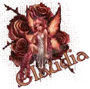 Rose fairy with claudia name