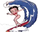 Betty Boop surf
