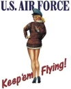 Airforce pinup girl