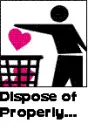 Dispose of properly