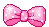 cute pink bow with a sparkle