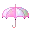 pink umbrella