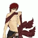 shirtless gaara