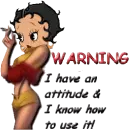 Betty Boop attiude