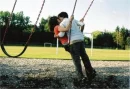Kissing on swings