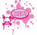 Emo Pink Skull