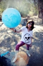 holding a ball