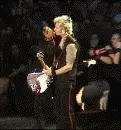 billie kissing mike