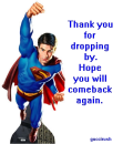 Thanks for dropping by