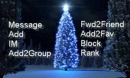 blue christmas tree 