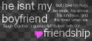 he is not my bf