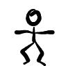 dancing stickman