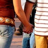 holding hands