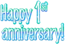 1st anniversary
