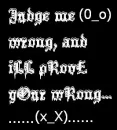 dont judge me