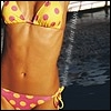 yellow polka dot bikini avatar