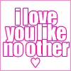 love u like no other