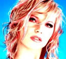 pink model girl