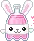 pinky girly rabbit~