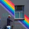 rainbow window