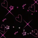 Blinking Purple Hearts and lines 