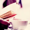 coffee and book