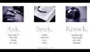 ASK, SEEK, KNOCK