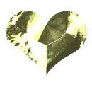 gold heart