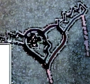 emo heart with wings