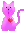 pink cat