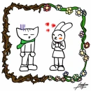 kitty and bunny ^^