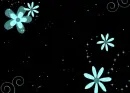 multi colored animated flower background