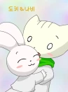 another kitty and bunny