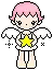 angel girl with yellow star