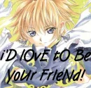 I would love to be your friend!