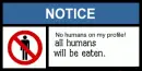 No humans.