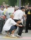 John cena pulling randy ortons pants down