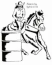 Horse and person