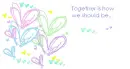 together with hearts
