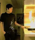 um...should the food b on fire?