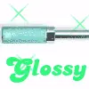 glossy
