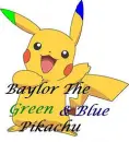 Baylor The Green & Blue Pikachu Contact table
