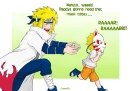 Minato Namikaze is NaRuto Uzumaki Father