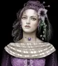 Lady in purple