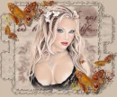 lady butterfly