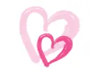 pink hearts 